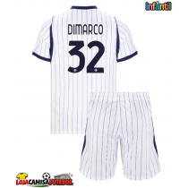Camisa de Futebol Inter Milan Federico Dimarco #32 Equipamento Secundário Infantil 2026-27 Manga Curta (+ Calças curtas)